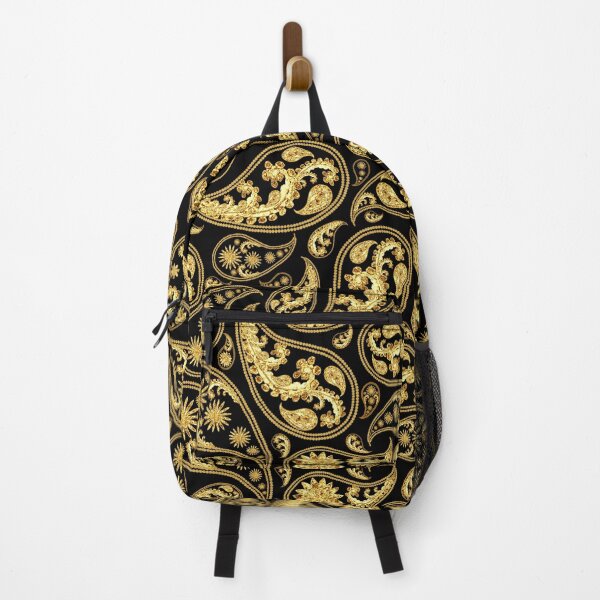 Item preview, Beautiful Black and Gold Paisley Pattern designed and sold by silviaol.