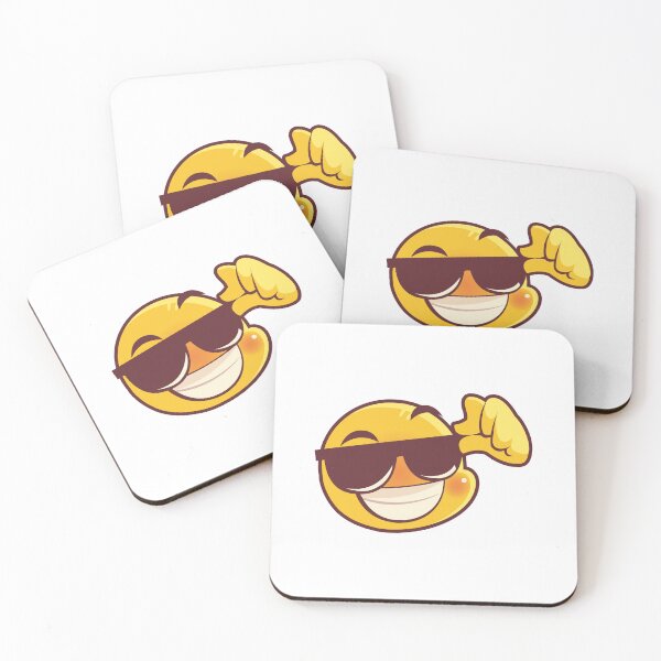 Item preview, Cool guy with sunglasses emoji - emoji day designed and sold by DOOSKY M.