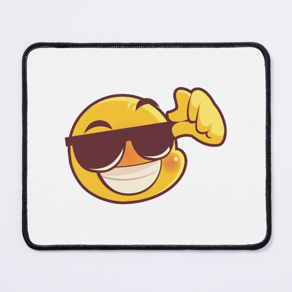Item preview, Cool guy with sunglasses emoji - emoji day designed and sold by DOOSKY M.