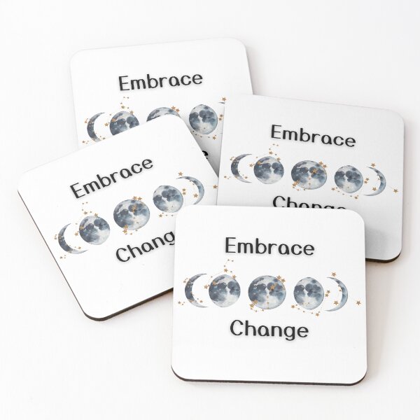 Item preview, Embrace Change - Moon Phases - Minimalistic Design designed and sold by Mechanical-Artt.
