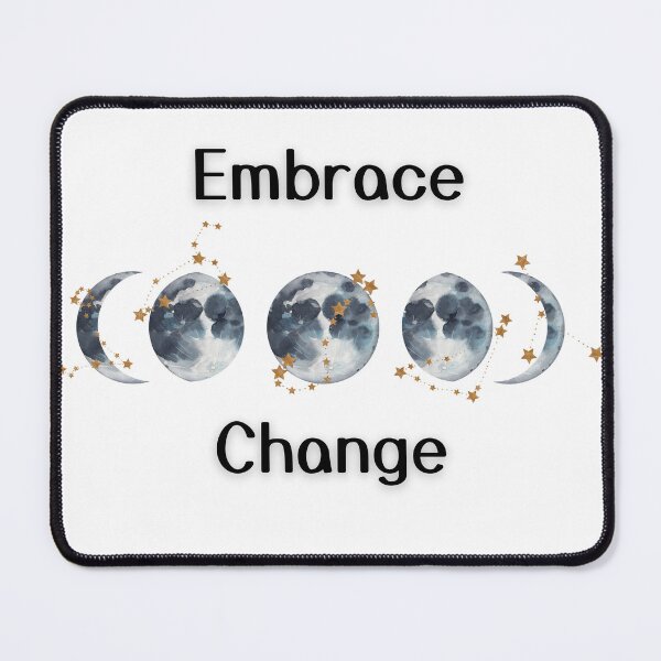Item preview, Embrace Change - Moon Phases - Minimalistic Design designed and sold by Mechanical-Artt.