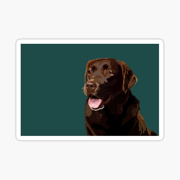 Item preview, Chocolate lab designed and sold by DolphinsDoodle.