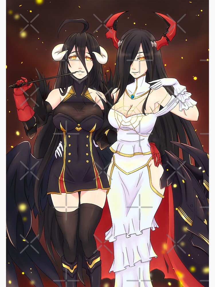 Friedrich Der Grosse Azur Lane And Albedo Succubus Overlord Sticker For Sale By Hidoyatarg