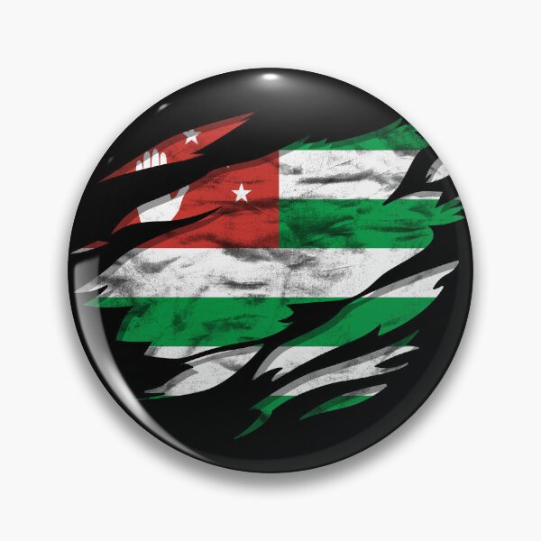 Item preview, Ripped Rip Open Akhbazia Flag Palm designed and sold by rafaeltto.