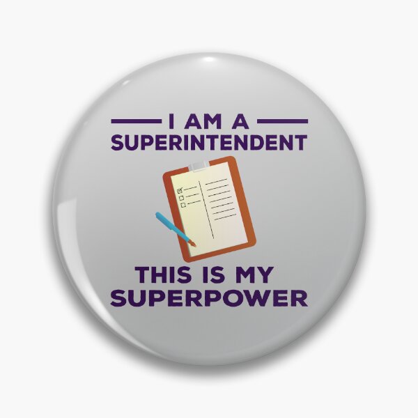Item preview, I am a superintendent this is my superpower, dark text, overseer, funny supervisor, superhero gift, superpower and job title , leadership department designed and sold by SGS-.
