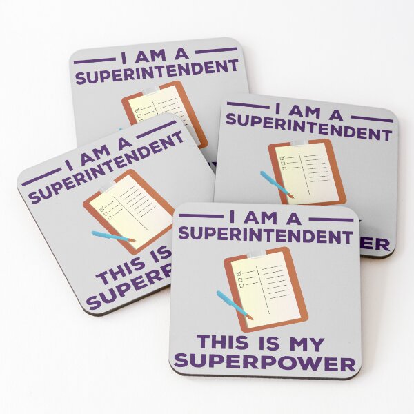 Item preview, I am a superintendent this is my superpower, dark text, overseer, funny supervisor, superhero gift, superpower and job title , leadership department designed and sold by SGS-.