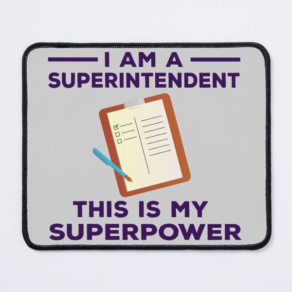 Item preview, I am a superintendent this is my superpower, dark text, overseer, funny supervisor, superhero gift, superpower and job title , leadership department designed and sold by SGS-.