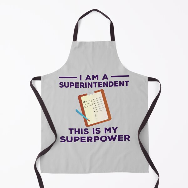 Item preview, I am a superintendent this is my superpower, dark text, overseer, funny supervisor, superhero gift, superpower and job title , leadership department designed and sold by SGS-.