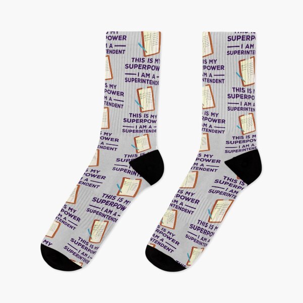 Item preview, I am a superintendent this is my superpower, dark text, overseer, funny supervisor, superhero gift, superpower and job title , leadership department designed and sold by SGS-.