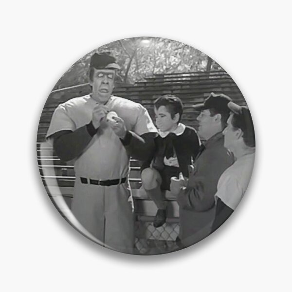 Item preview, Herman Munster Baseball BW designed and sold by leilaamurray.