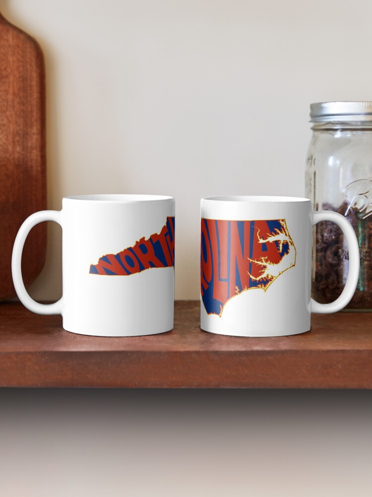North Carolina State Word Art Coffee Mug