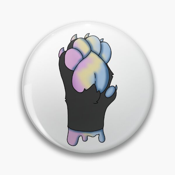 Item preview, Pansexual Pride Paw designed and sold by Jaspers-Wares.