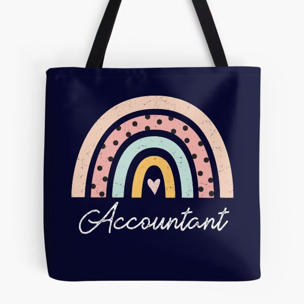 Item preview, Accountant Rainbow Cute Gift designed and sold by rafaeltto.