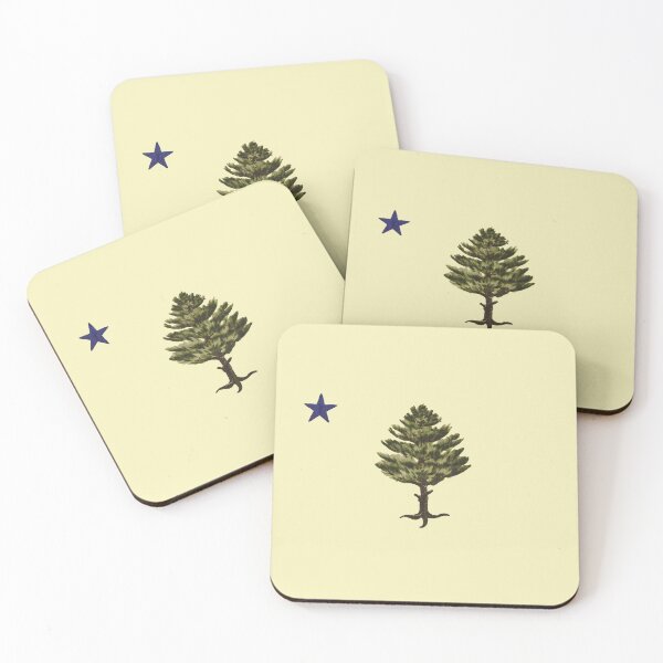Item preview, Maine 1901 Original Tree and Star Flag designed and sold by portcitymaine.