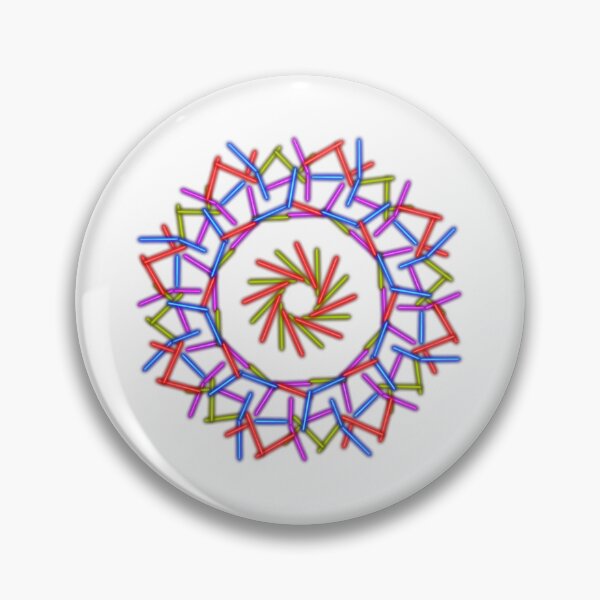 Item preview, Multicolored mandala, rainbow, abstract art designed and sold by Meo Design.
