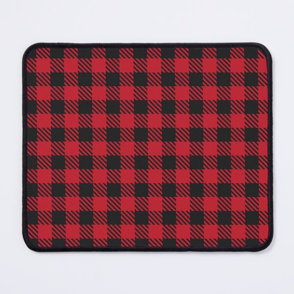 Item preview, Red Black Buffalo Square Plaid Pattern designed and sold by parazitgoodz.