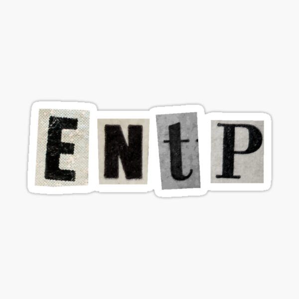 Entp Mbti Sticker For Sale By Rhearealm Redbubble