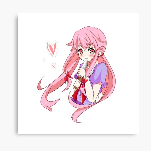 Gifts For Women Kawaii Gasai Yuno Mirai Nikki Minene Uryuu Aru Akise  Drawing by Future Diary Anime - Fine Art America