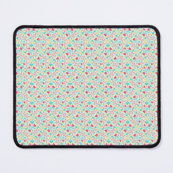 Item preview, Floral blue, red and yellow pattern designed and sold by Joturis.