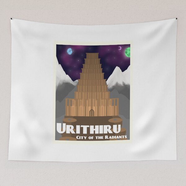 Item preview, Travel poster for Urithiru from the Stormlight archives designed and sold by Munro20.