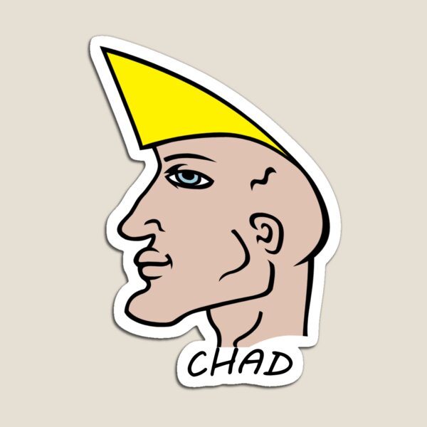 Absolute Chad SHIRT FOR U ^^ Sticker for Sale by Assalk