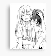 anime couple Canvas Print