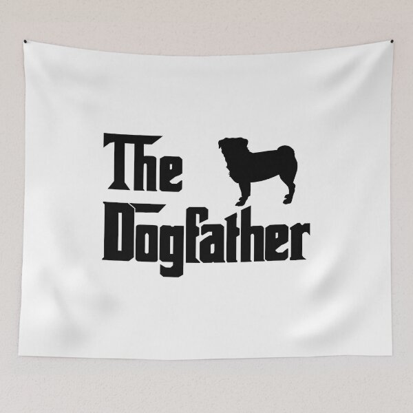 Item preview, The Dogfather Pugalier Dog shirt, Pugalier Father lovers, Best Pugalier Dog Lovers, Pugalier Dad Mom Dad Owner Christmas Birthday Gift designed and sold by xlnv.