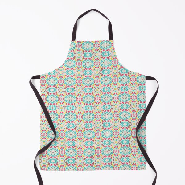 Item preview, Floral blue, red and yellow pattern designed and sold by Joturis.
