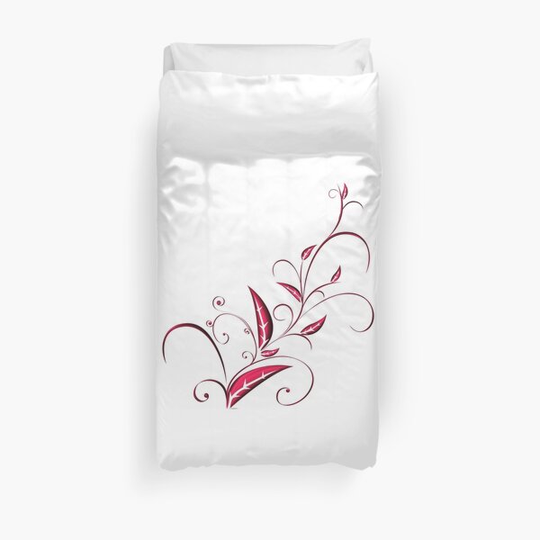 Abstract Plant Duvet Cover