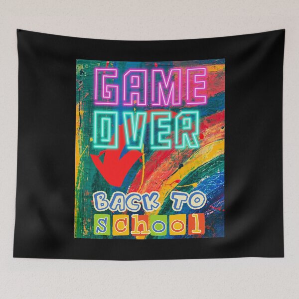 Item preview, game over back to school designed and sold by Fozy-Shop-Tees.