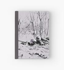 Battle of the Bulge Road Block Hardcover Journal