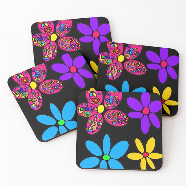 Item preview, Vee Dub Hippie Bus Flowers designed and sold by Niniannebast.