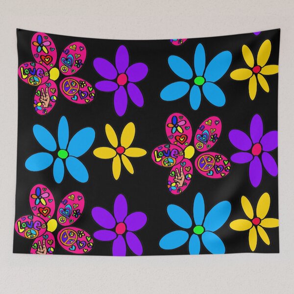 Item preview, Vee Dub Hippie Bus Flowers designed and sold by Niniannebast.