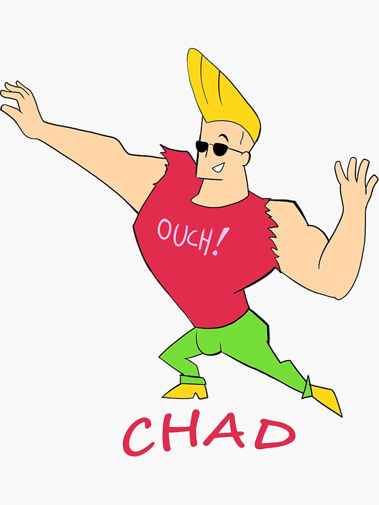 Absolute Chad SHIRT FOR U ^^ Sticker for Sale by Assalk