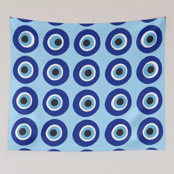 Item preview, Preppy School Supplies, Preppy, Evil Eye, Preppy Aesthetic, Preppy Blue designed and sold by Inspired Life Creative.