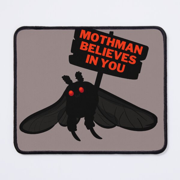 Item preview, Mothman Believes In You Sticker, Cryptids, Crytozoology, Vinyl designed and sold by Ssimo30.