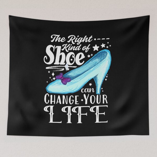 Item preview, The Right Kind of Shoe Can Change Your Life (Dark) designed and sold by the-krisney-way.
