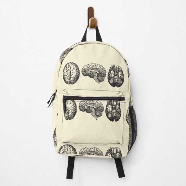 Item preview, Brain Diagram - Three Views - Vintage Anatomy designed and sold by Preslava Genova.