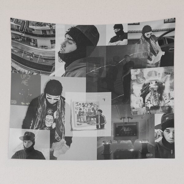 Item preview, Yeat | B&W Collage designed and sold by Hays Graphics.