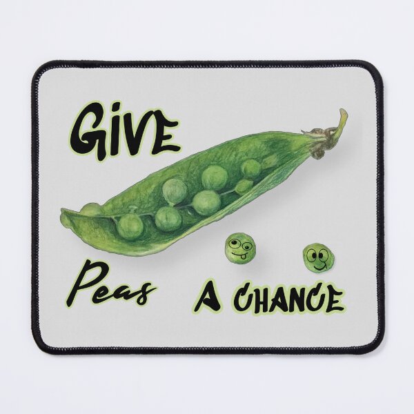 Item preview, Give peas a chance | peace quote designed and sold by NathBros.