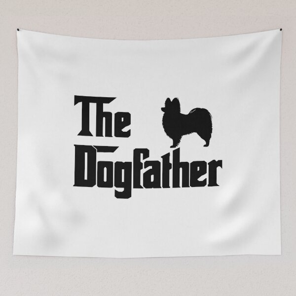 Item preview, The Dogfather Papillon Dog shirt, Papillon Father lovers, Best Papillon Dog Lovers, Papillon Dad Mom Dad Owner Christmas Birthday Gift designed and sold by xlnv.