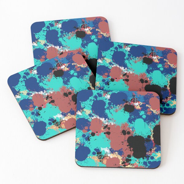 Item preview, Vibrant abstract spray paint splatter designed and sold by TipTopTapo.
