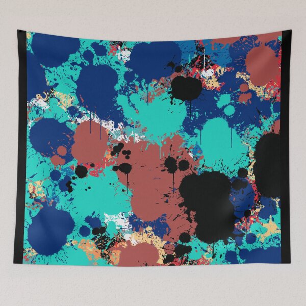 Item preview, Vibrant abstract spray paint splatter designed and sold by TipTopTapo.