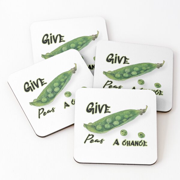 Item preview, Give peas a chance | peace quote designed and sold by NathBros.