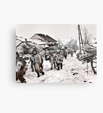 Recon Soldiers in the Snow Canvas Print