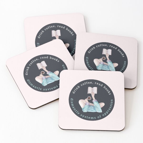 Item preview, Drink Coffee Read Books Dismantle Systems Of Oppression Feminist Quote designed and sold by alchemytree.