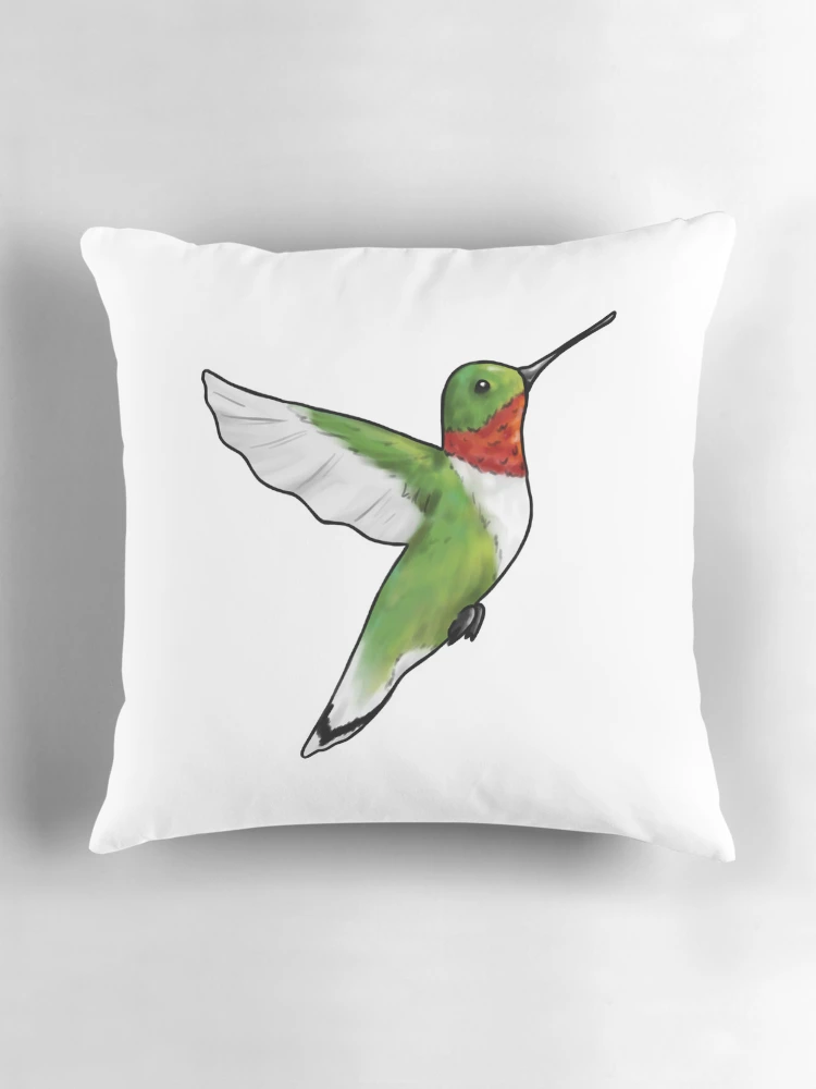 Thumbnail 3 of 4, Pillow, Hummingbird designed and sold by Reeseworks.