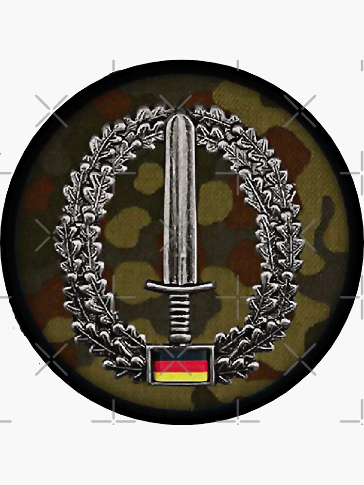"GERMAN MILITARY Special Forces Command, KSK CAMO" Sticker for Sale by