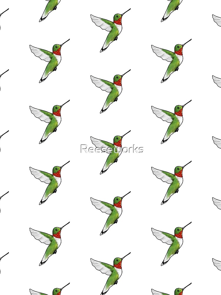 Thumbnail 3 of 3, Scarf, Hummingbird designed and sold by Reeseworks.