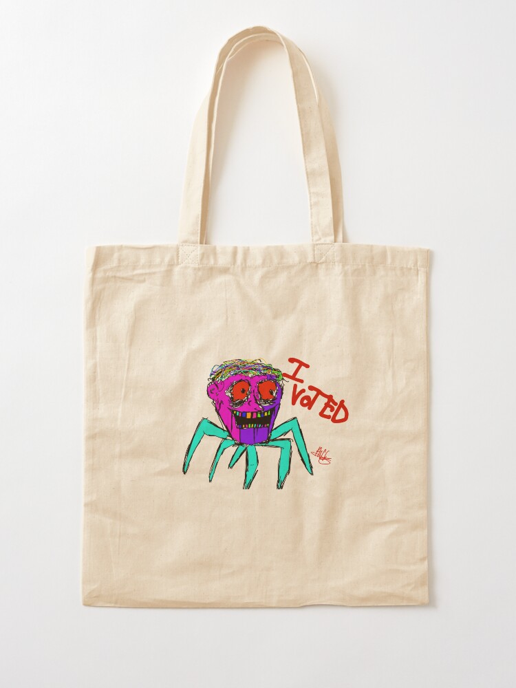Thumbnail 2 of 5, Tote Bag, I Voted designed and sold by HudsonRowan.